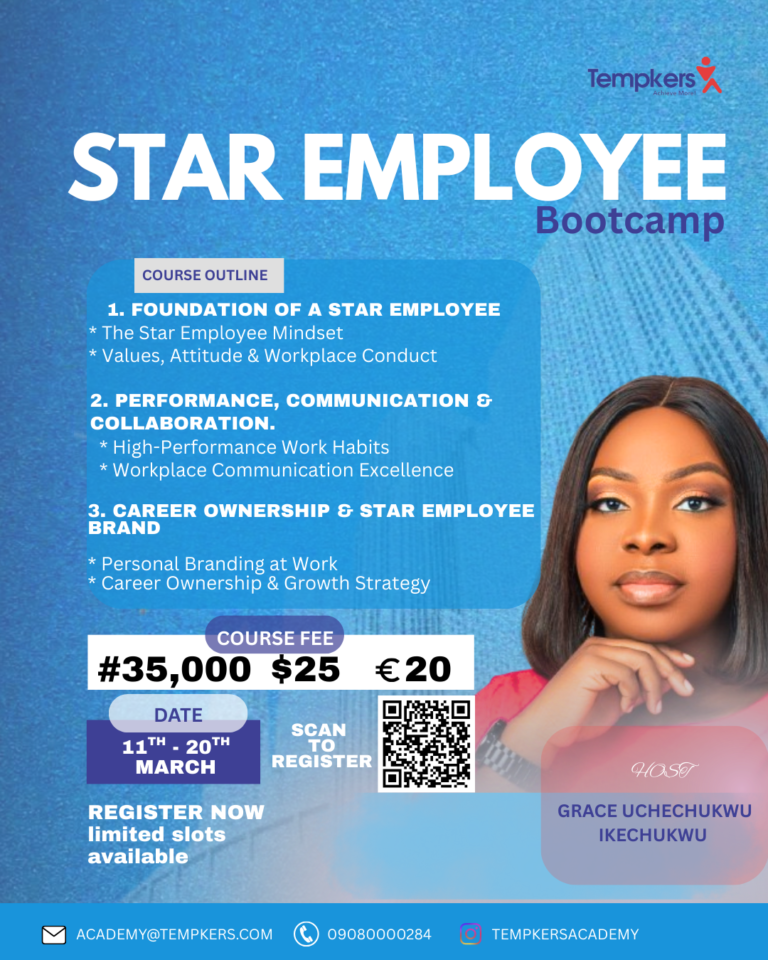 Star Employee Bootcamp - Tempkers